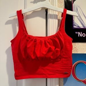 Red tank top, size medium